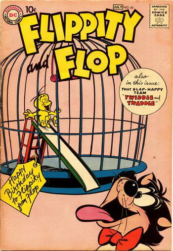 Flippity & Flop (DC, 1952 series) #45 July 1961