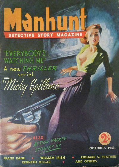 Manhunt Detective Story Magazine  v1#1 (October 1953)