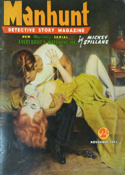 Manhunt Detective Story Magazine  v1#2 (November 1953)
