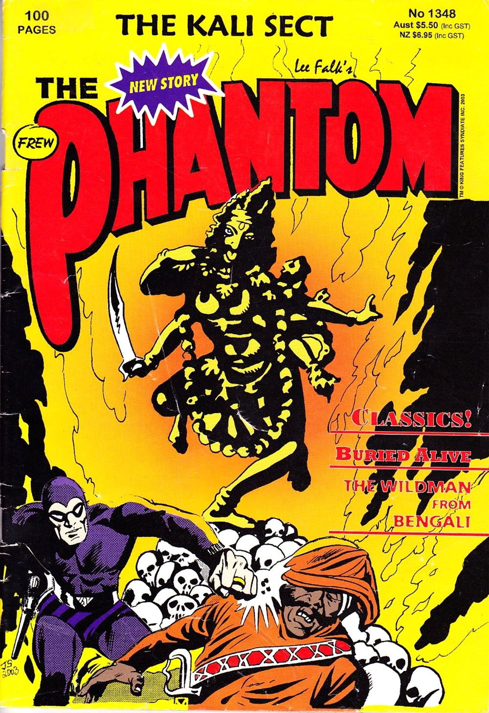 The Phantom (Frew, 1983 series) #1348 (March 2003)