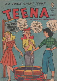 Teena The Madcap Teenager! (Junior Readers, 1956 series) #4 November 1956