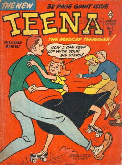 Teena The Madcap Teenager! (Junior Readers, 1956 series) #1 (August 1956)