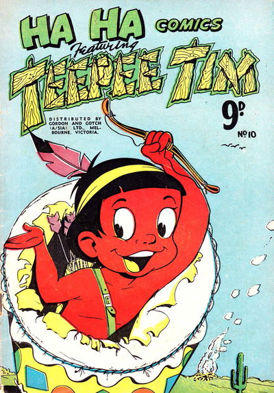 Ha Ha Comics (Action Comics, 1954 series) #10 — Featuring Teepee Tim 1955