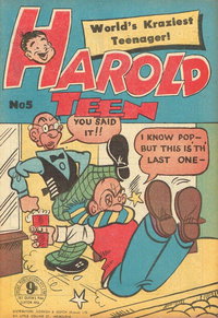 Harold Teen  #5 ([1955?])