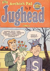 Archie's Pal Jughead Comics (Archie, 1955? series) #109 [February 1959?]