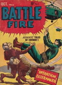 Battle Fire (Approved, 1955 series)  #1 (October 1955)