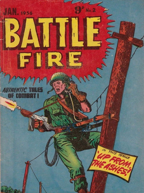 Battle Fire (Approved, 1955 series) #2 (January 1956)