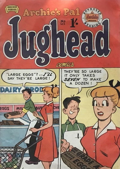 Archie's Pal Jughead Comics (Archie, 1954? series) #125 ([June 1960?])