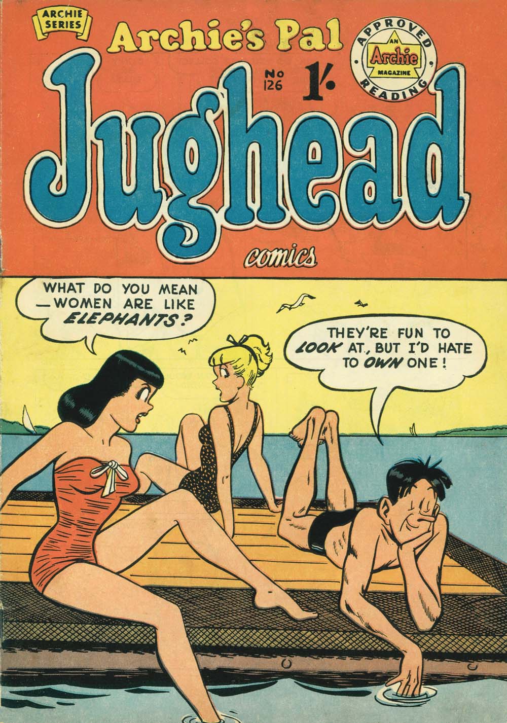 Archie's Pal Jughead Comics (Archie, 1954? series) #126 ([July 1960?])