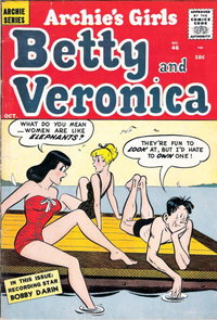 Archie's Girls Betty and Veronica (Archie, 1950 series)  #46 (October 1959) — Untitled
