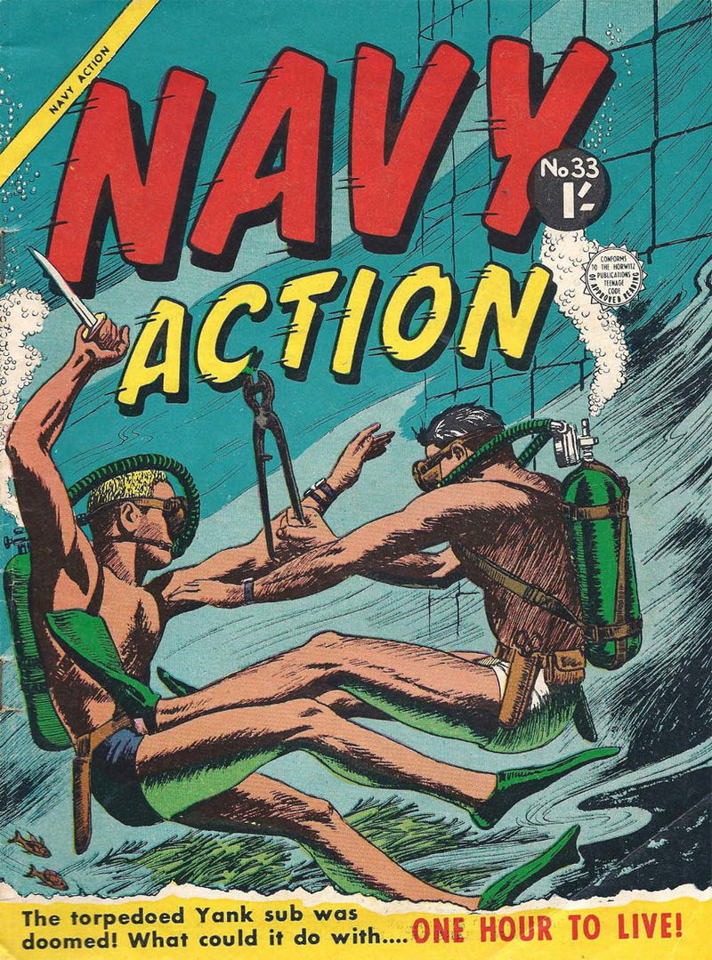 Navy Action (Horwitz, 1956 series) #33 ([January 1958])