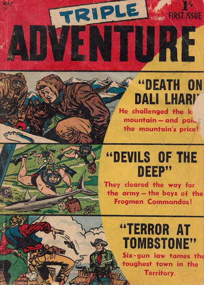 Triple Adventure  #1 (May 1957)