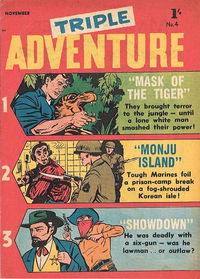 Triple Adventure (Approved, 1957 series) #4 (November 1957)