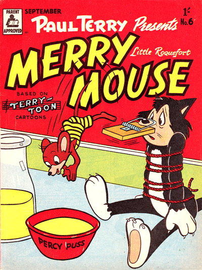 Paul Terry Presents Merry Mouse  #6 (September 1956)