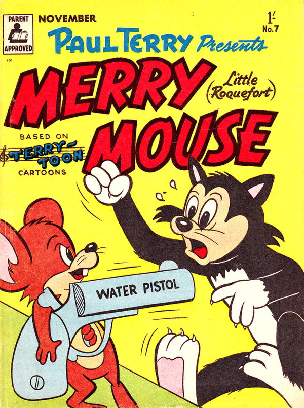 Paul Terry Presents Merry Mouse (Magman, 1955 series) #7 (November 1956)