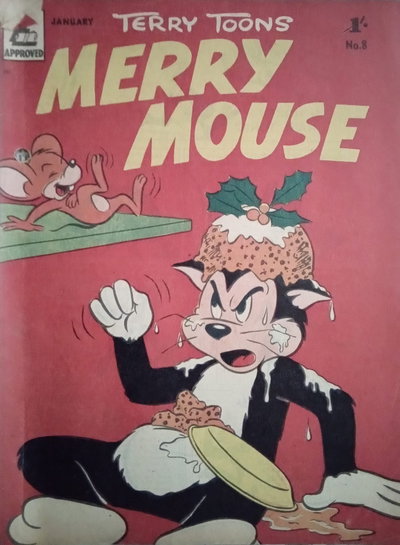 Terry Toons Merry Mouse  #8 (January 1957)
