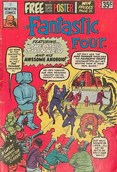 The Fantastic Four (Newton, 1975 series) #13 January 1976