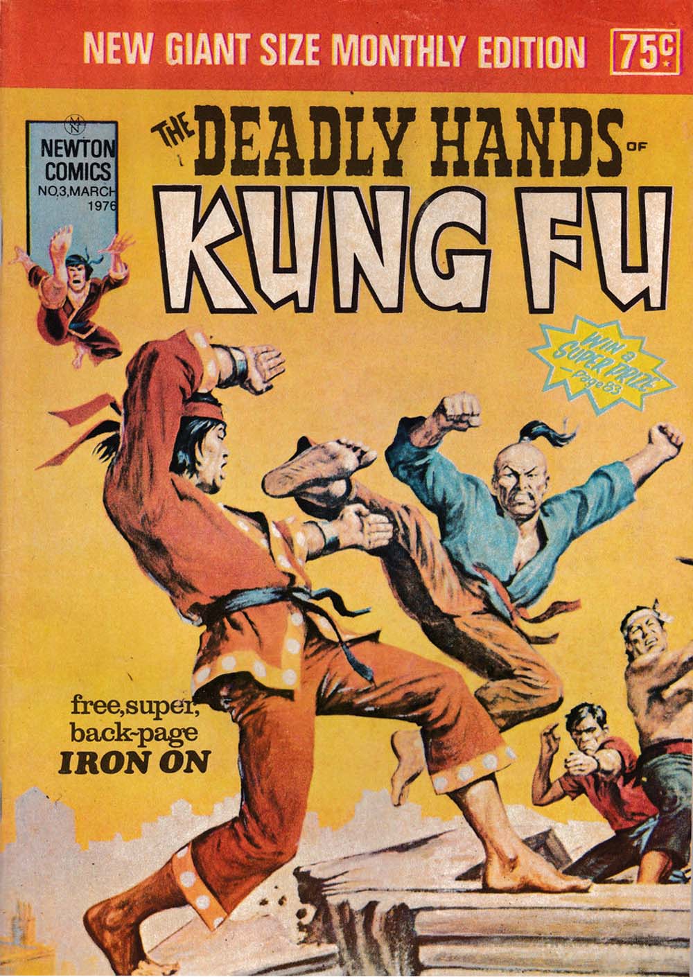 The Deadly Hands of Kung Fu (Newton, 1975 series) #3 (March 1976)