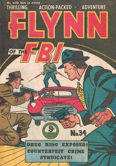 Flynn of the FBI (Atlas, 1950? series) #34 [July 1955?]