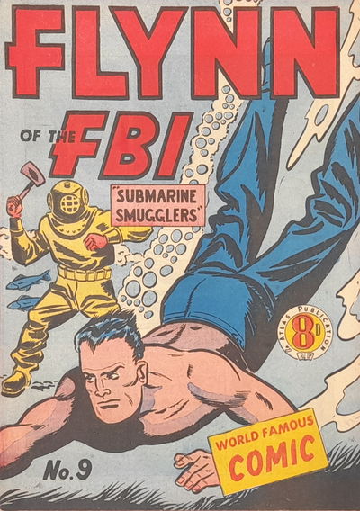 Flynn of the FBI (Atlas, 1950? series) #9 [November 1952?]