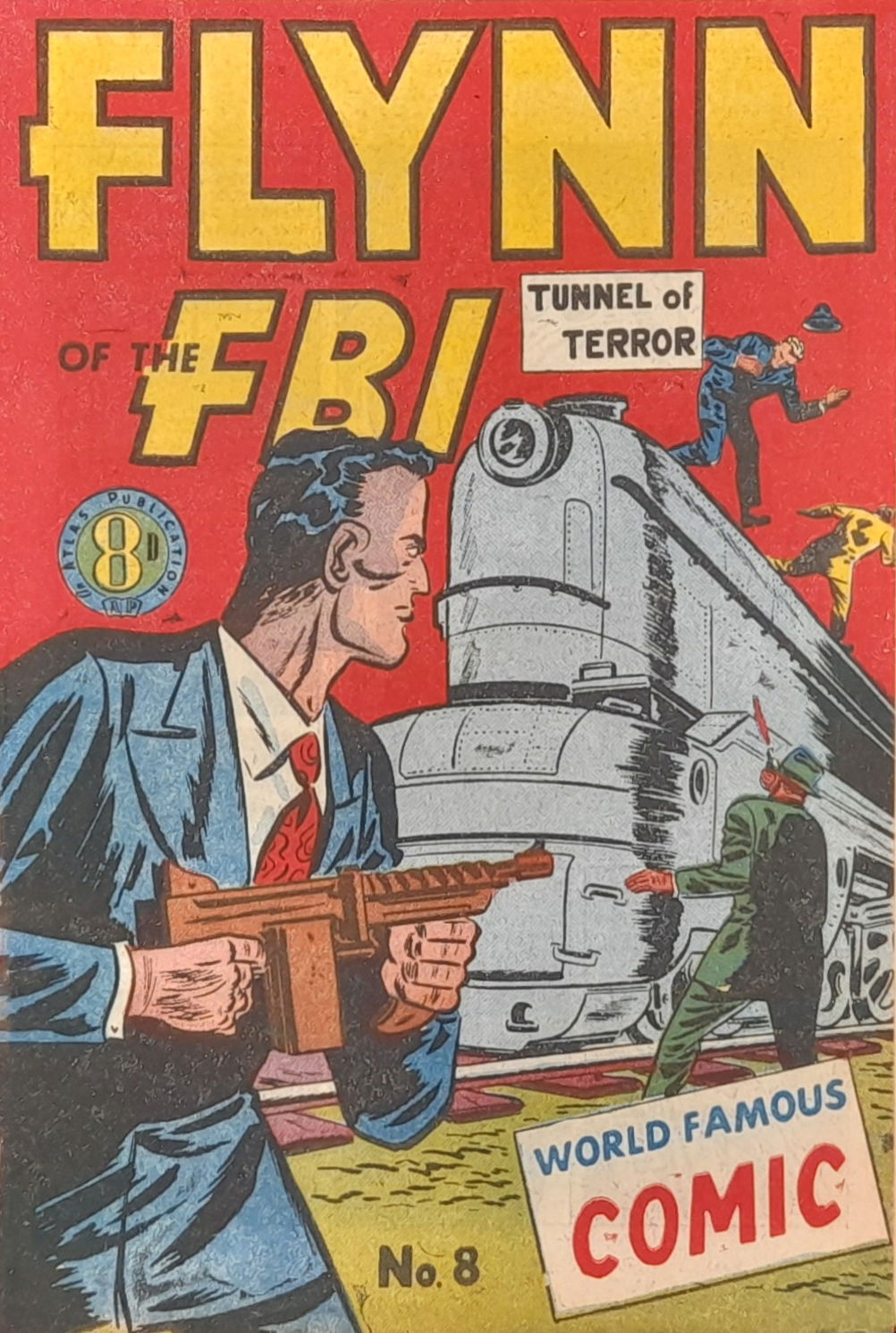 Flynn of the FBI (Atlas, 1951? series) #8 ([May 1952?])