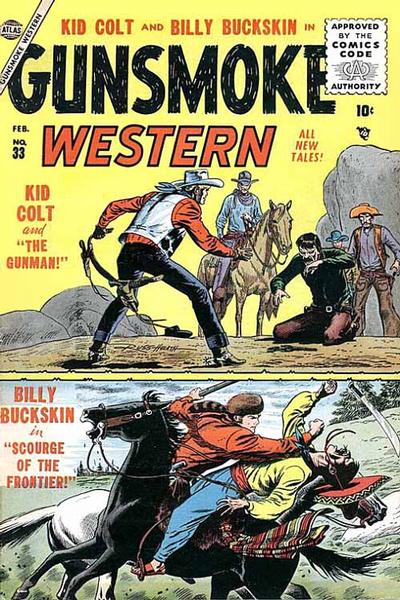 Gunsmoke Western (Marvel, 1955 series) #33 (February 1956)