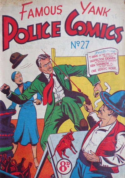 Famous Yank Police Comics  #27 ([October 1952?])