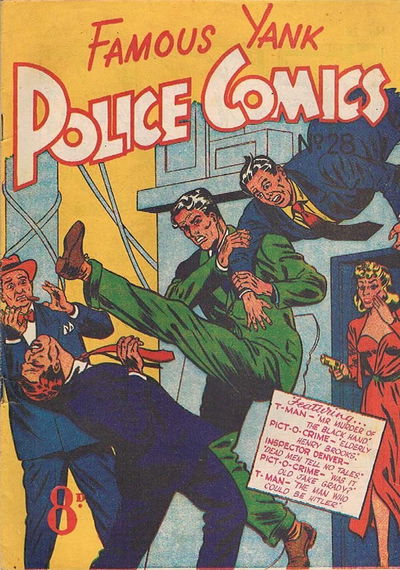 Famous Yank Police Comics (Ayers & James, 1951 series) #28 [November 1952?]