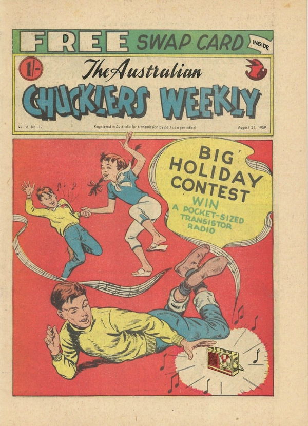 The Australian Chucklers Weekly (Chucklers, 1959 series) v6#17 (21 August 1959)