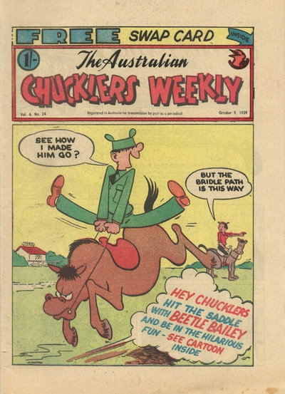 The Australian Chucklers Weekly  v6#24 (9 October 1959)