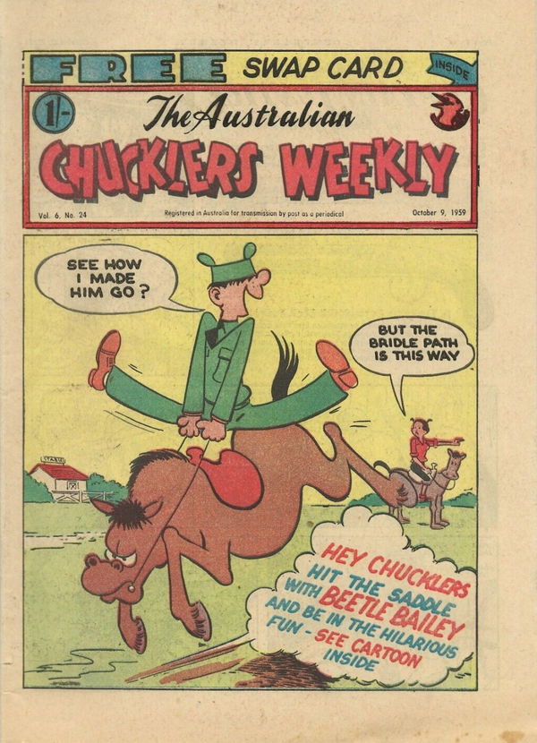 The Australian Chucklers Weekly (Chucklers, 1959 series) v6#24 (9 October 1959)