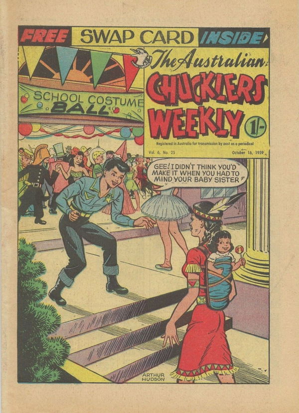 The Australian Chucklers Weekly (Chucklers, 1959 series) v6#25 (16 October 1959)