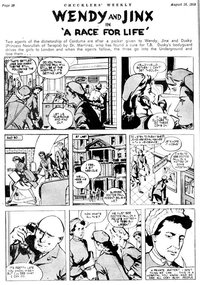 The Australian Chucklers Weekly (Chucklers, 1959 series)  v6#18 (28 August 1959) — A Race for Life