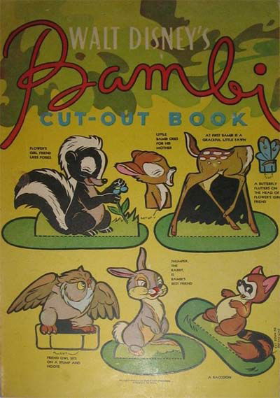 Walt Disney's Bambi Cut-Out Book (Ayers & James, 1942?)  ([1942?])