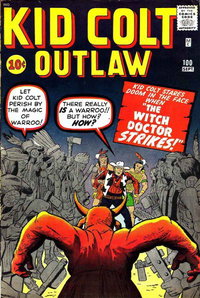 Kid Colt Outlaw (Marvel, 1949 series)  #100 (September 1961) — The Witch Doctor Strikes!