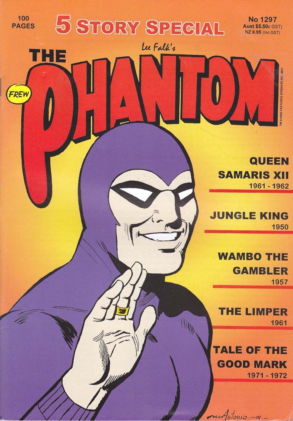 The Phantom (Frew, 1983 series) #1297 (August 2001)