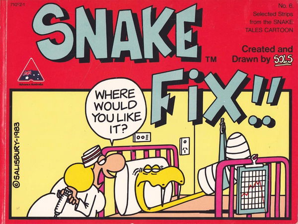 Snake (Boomer, 1979 series) #6 ([1983?]) —Snake Fix!!