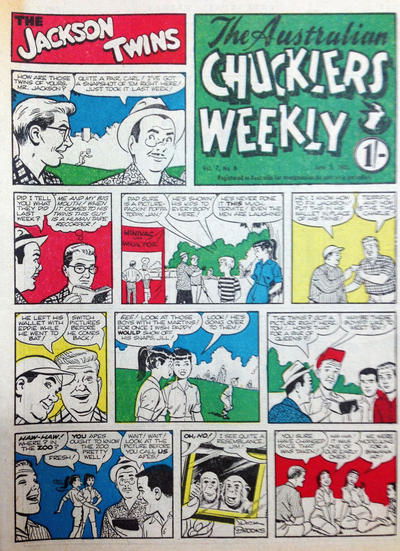 The Australian Chucklers Weekly (Chucklers, 1959 series) v7#6 (3 June 1960)