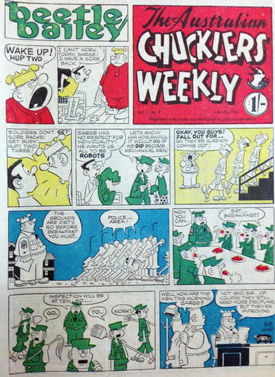 The Australian Chucklers Weekly (Chucklers, 1959 series) v7#9 (24 June 1960)