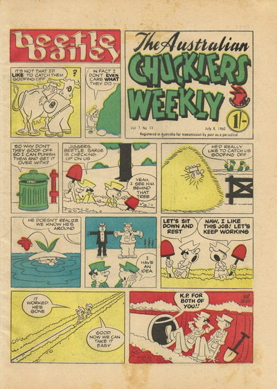 The Australian Chucklers Weekly  v7#11 (8 July 1960)