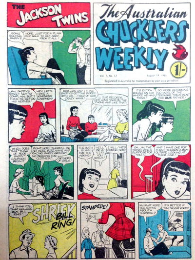 The Australian Chucklers Weekly  v7#17 (19 August 1960)