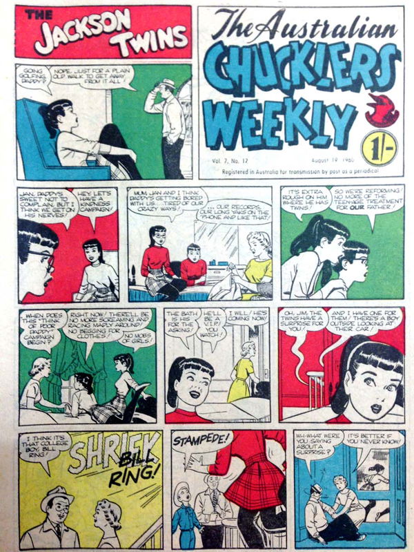 The Australian Chucklers Weekly (Chucklers, 1959 series) v7#17 (19 August 1960)