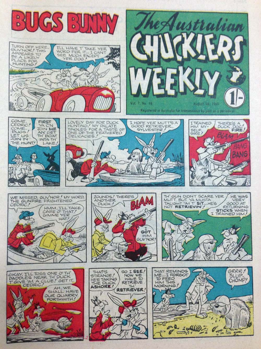 The Australian Chucklers Weekly (Chucklers, 1959 series) v7#18 (26 August 1960)