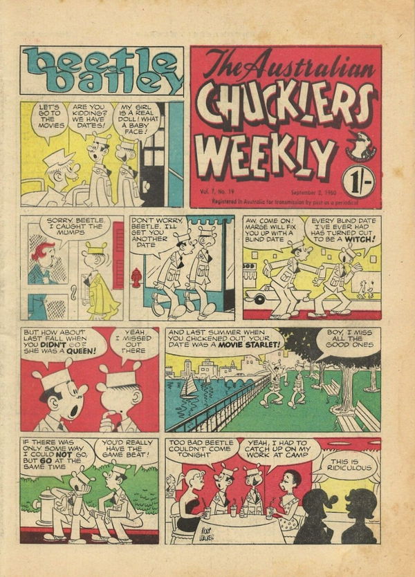 The Australian Chucklers Weekly (Chucklers, 1959 series) v7#19 (2 September 1960)