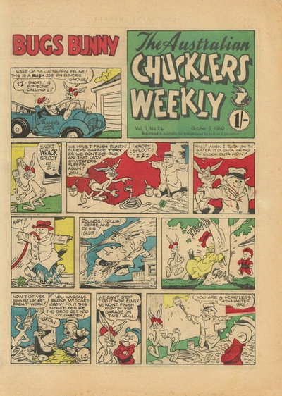 The Australian Chucklers Weekly  v7#24 (7 October 1960)