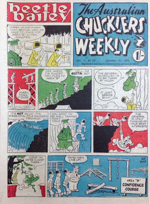 The Australian Chucklers Weekly (Chucklers, 1959 series) v7#25 (14 October 1960)