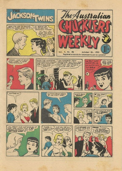 The Australian Chucklers Weekly  v7#26 (21 October 1960)