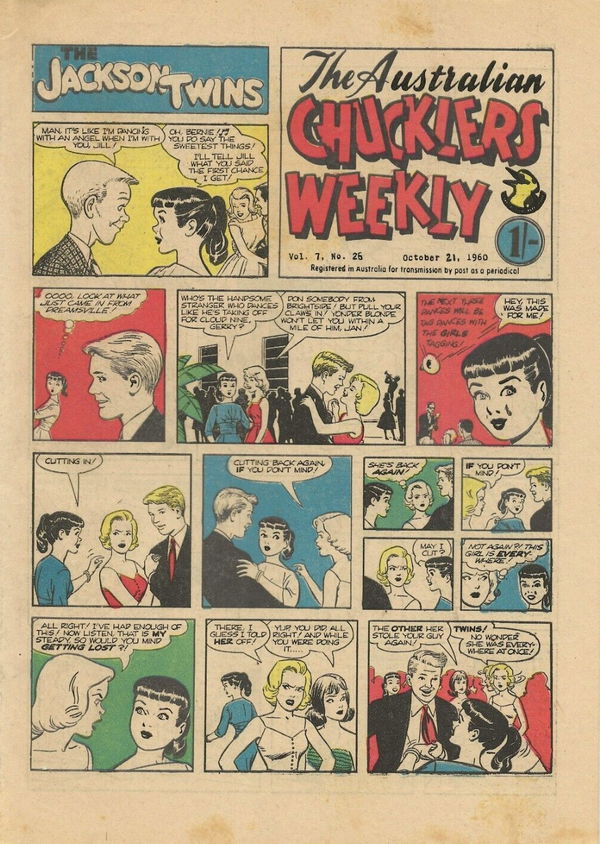 The Australian Chucklers Weekly (Chucklers, 1959 series) v7#26 (21 October 1960)