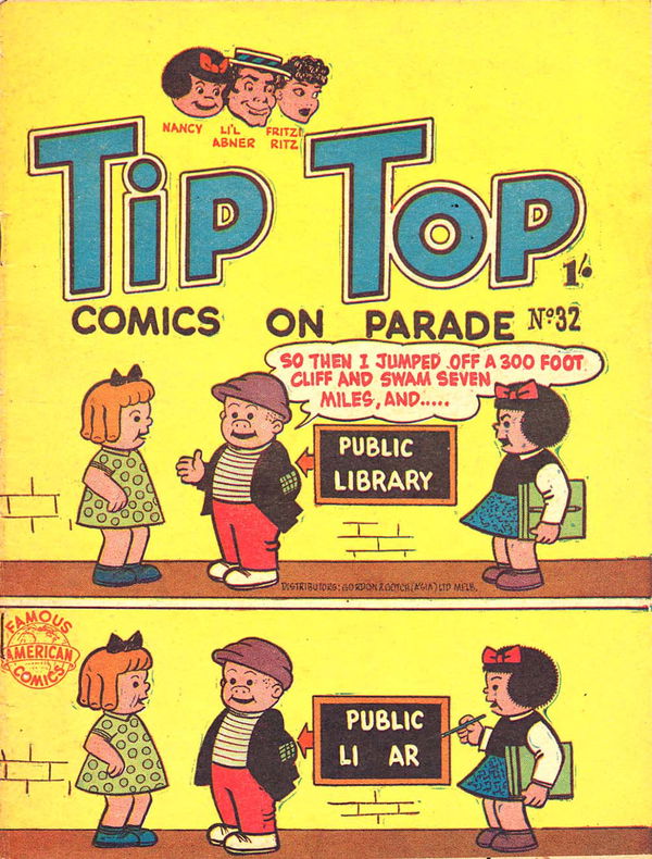 Tip Top Comics on Parade (New Century, 1954 series) #32 September 1956