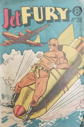 Jet Fury (Pyramid, 1951 series) #28 ([April 1952?])
